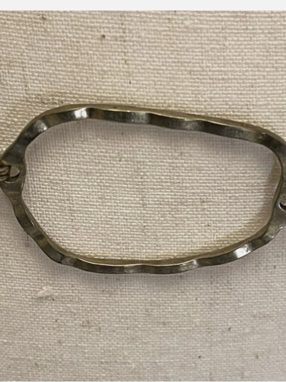 Chicos Iridescent Metal Boho Hippie Peasant Chain Belt Burnished Gold Chico’s